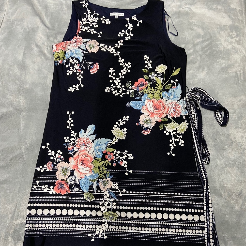 Sandra Darren Floral Formal Dress